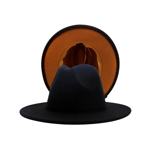 Black and Camel Fedora