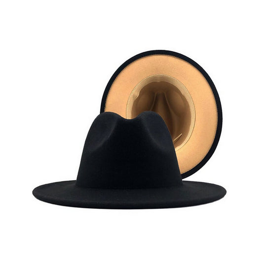 Black and Khaki Fedora
