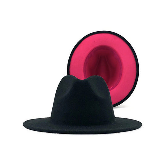 Black and Rose Fedora
