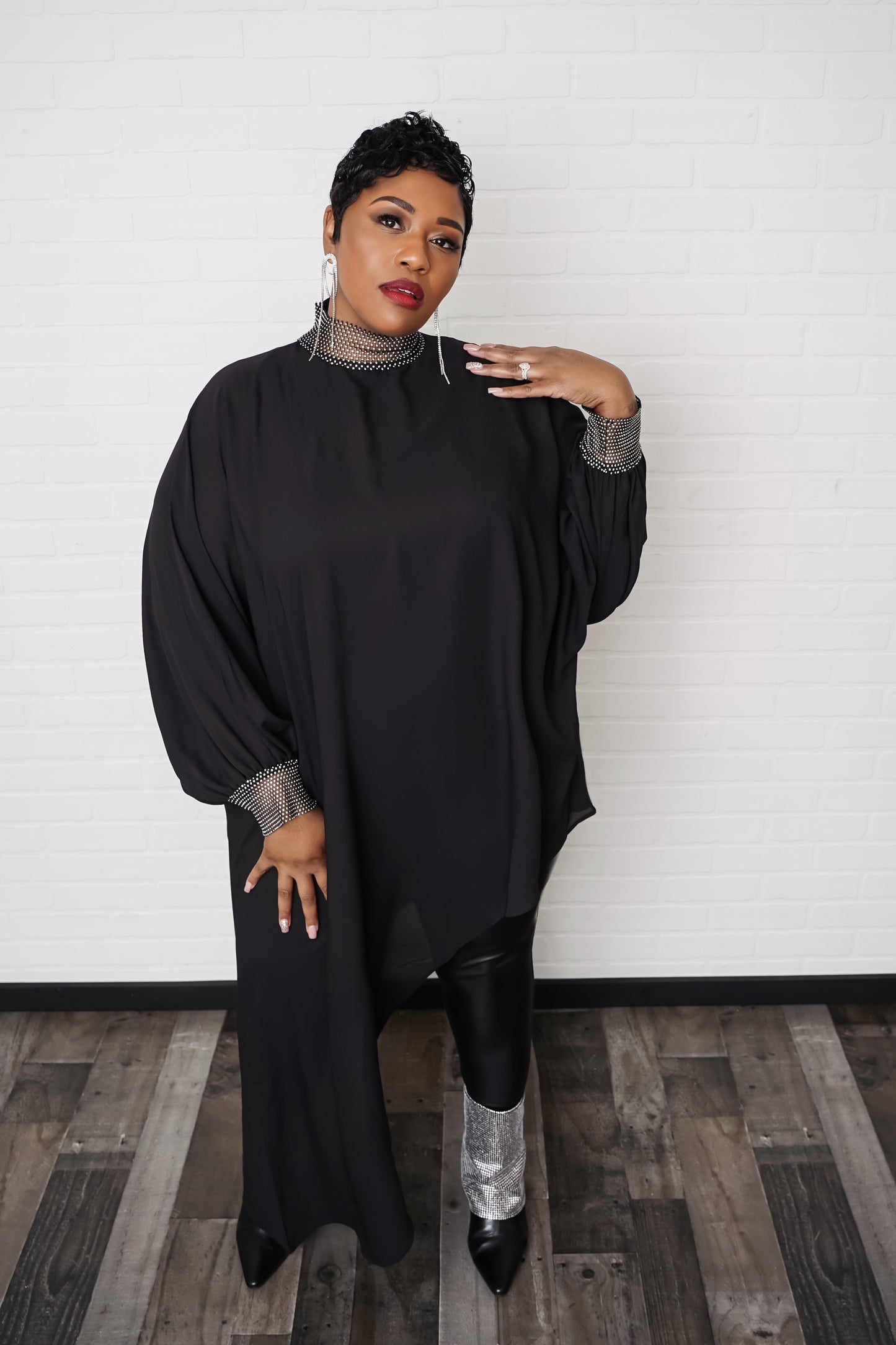 Razzle Dazzle Hi-Lo Blouse