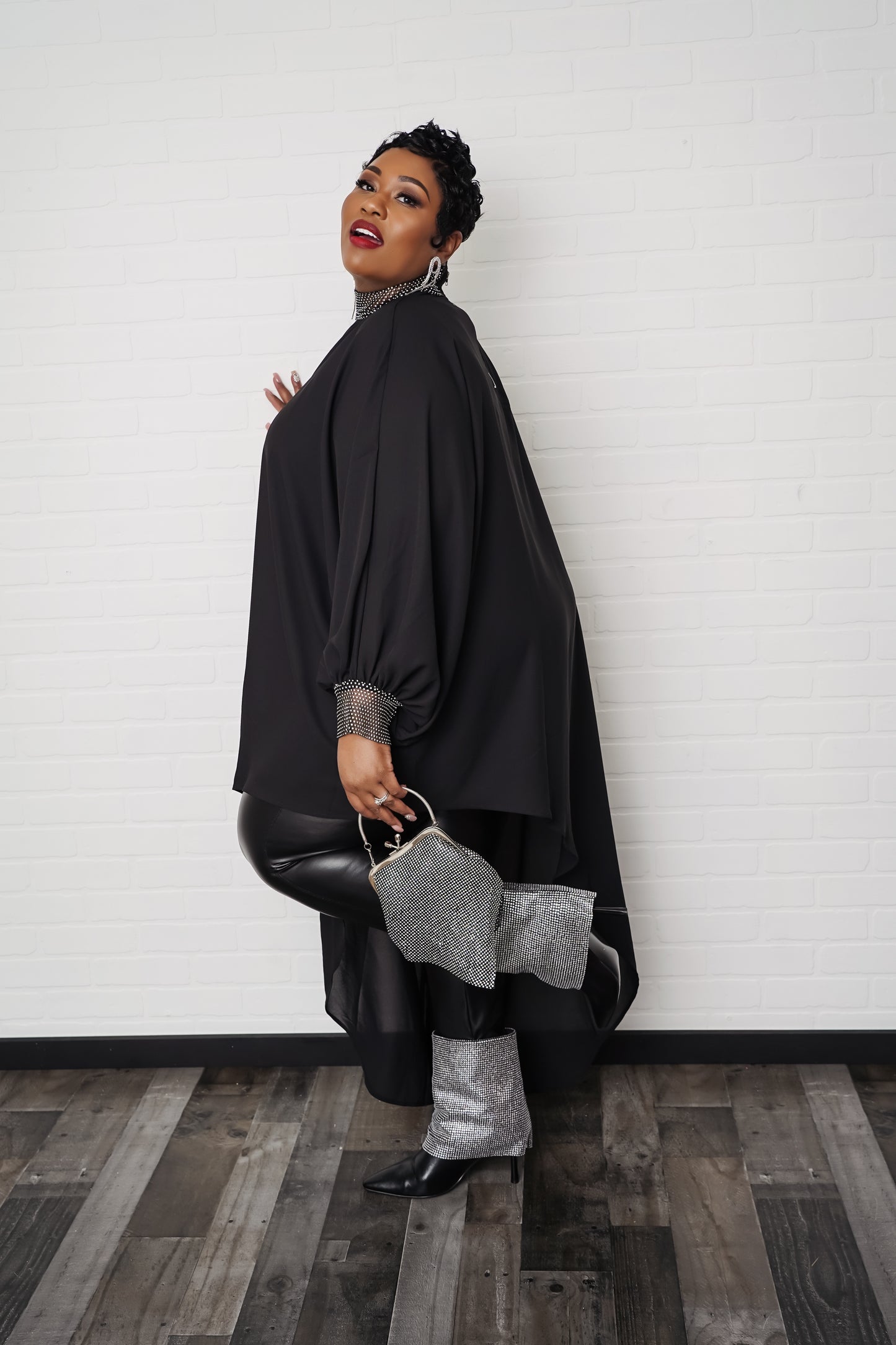 Razzle Dazzle Hi-Lo Blouse