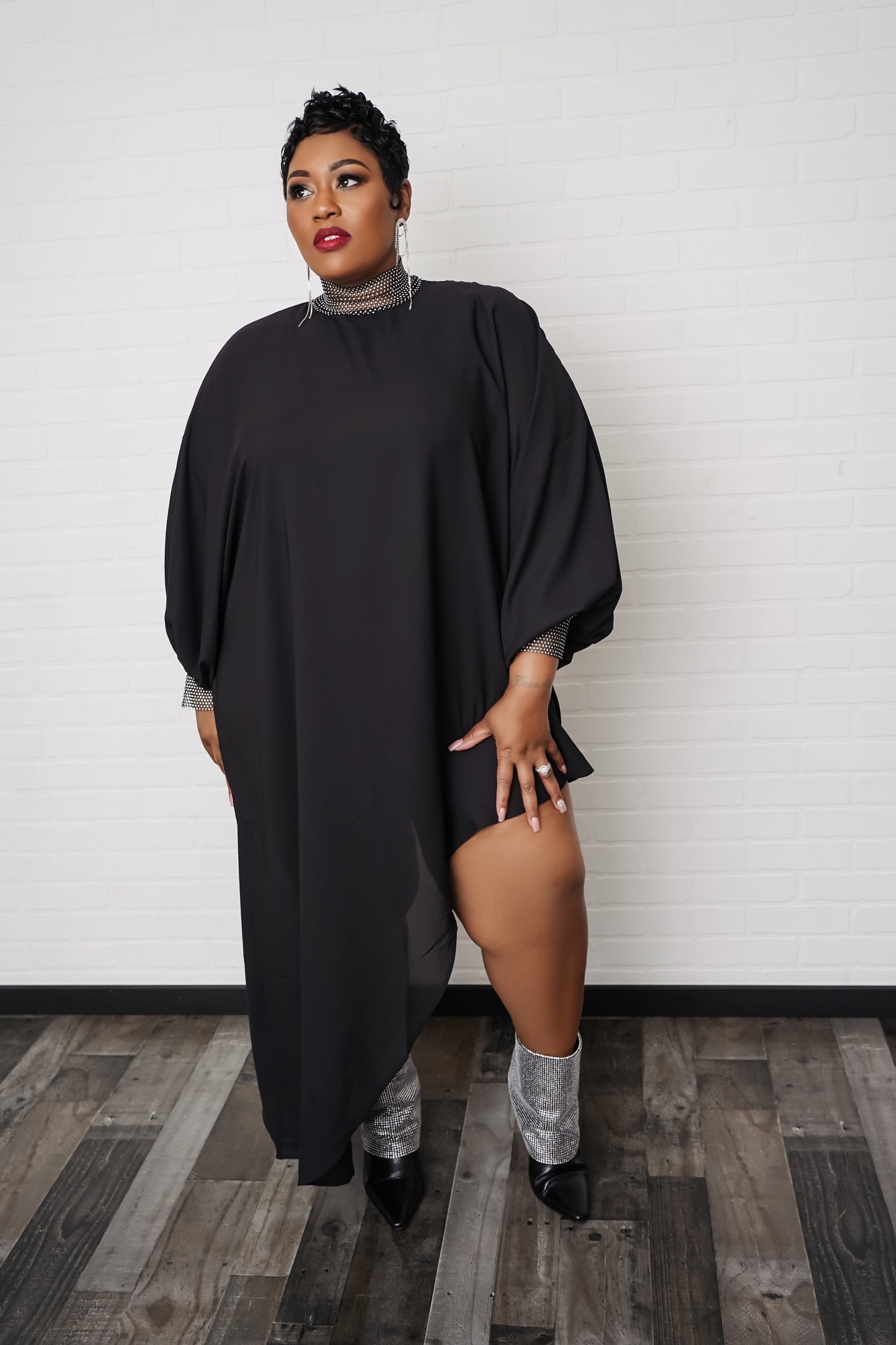 Razzle Dazzle Hi-Lo Blouse
