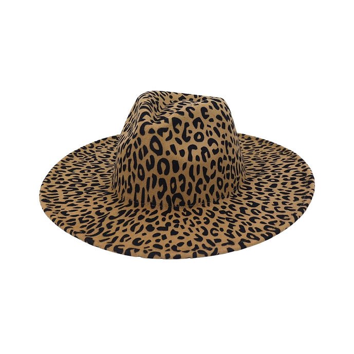 Leopard XL Fedora and Camel Bottom
